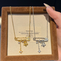 925 sterling silver brushed iris starburst pearl brooch necklace, women's light luxury, niche and high-end des