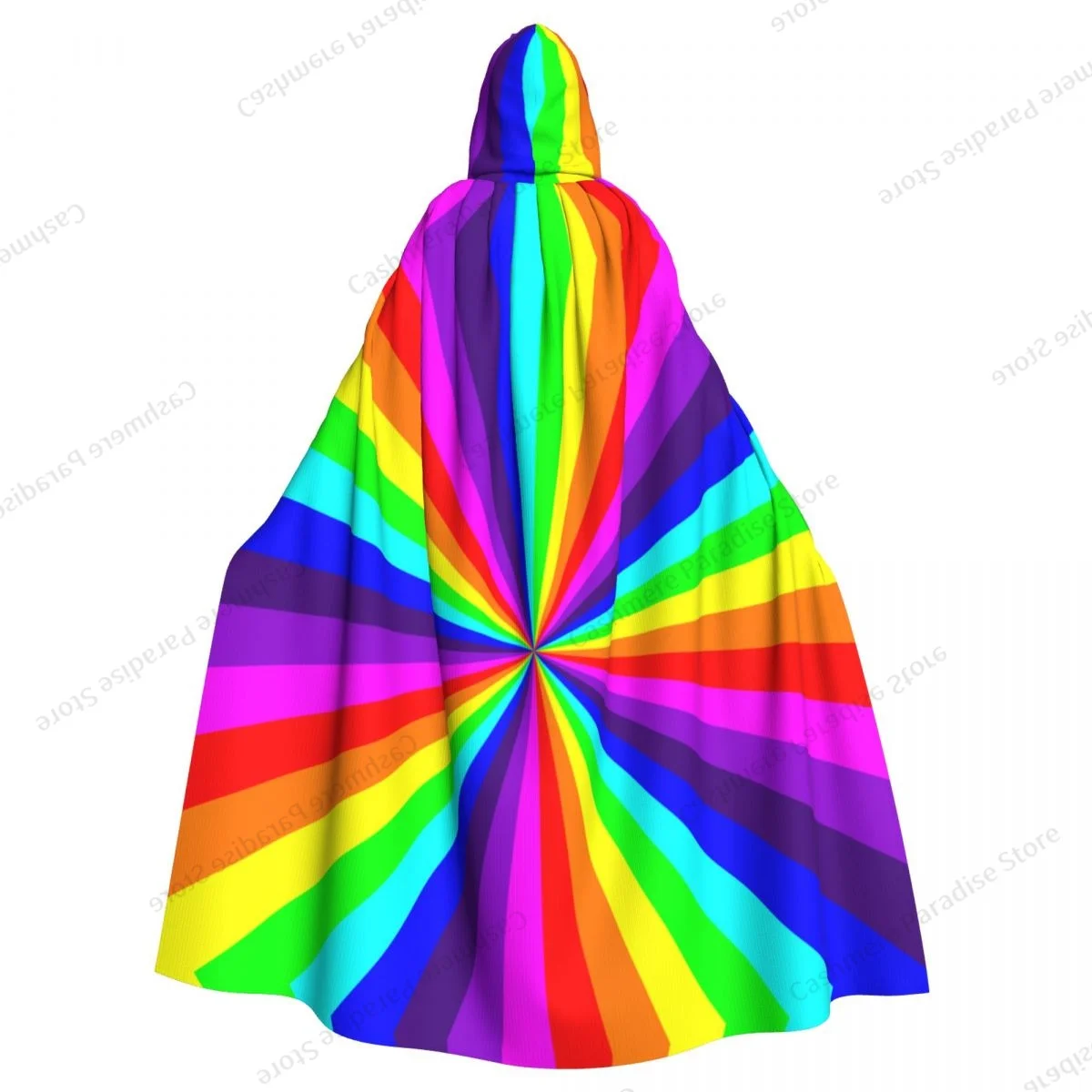 Long Cape Cloak Top View Of Flag Hooded Cloak Coat Hoodies Elf Purim