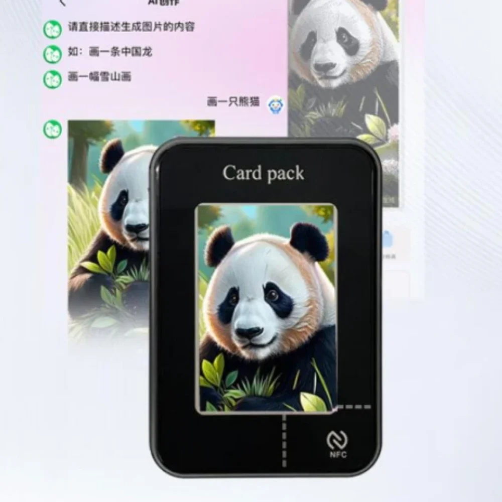 

High End NFC E-ink Screen Smart Magnetic Card Bag for Iphone 16 15 14 13 12 11 Pro Max Personality DIY Photo Mobile Phone Holder