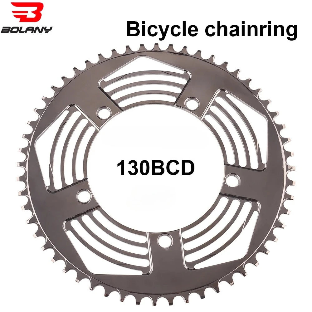 

Bolany 130BCD BMX Folding Bike Chainwheel 7075 Aluminum Alloy 56T Ultralight Anti-Hanging Chain Plated Chainring