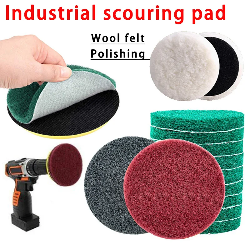 

6 шт. дрель, набор скребков для плитки для удаления ржавчины и полировки нержавеющей стали и других металлов, удаление краски по дереву