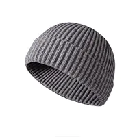 Winter Knittted Cap  Solid Color Hip Hop Cap Unisex Skullies & Beanies - Image 5