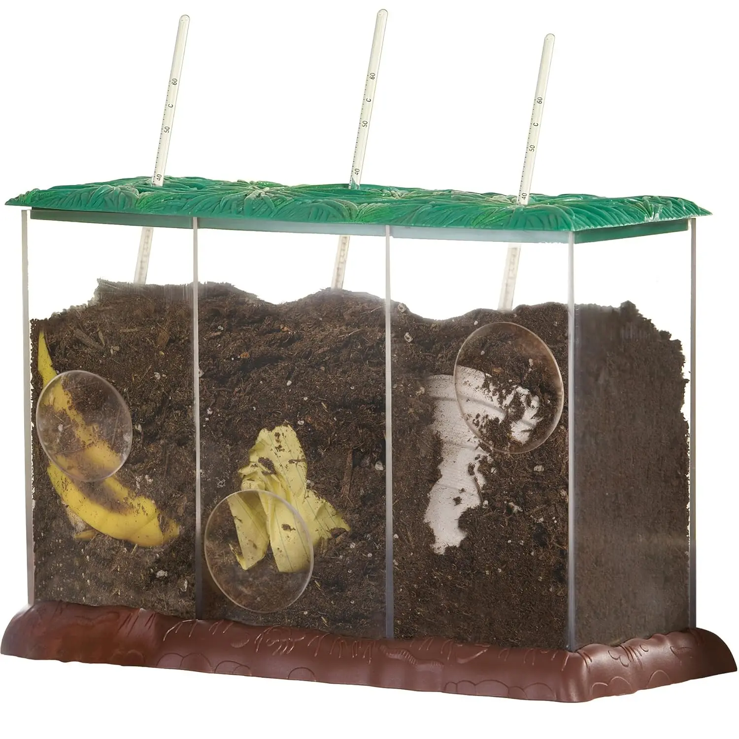 

STEM Compost Kit for Kids Ages 4+, Earth Science Homeschool & Classroom Activity, Learn Nature Observation