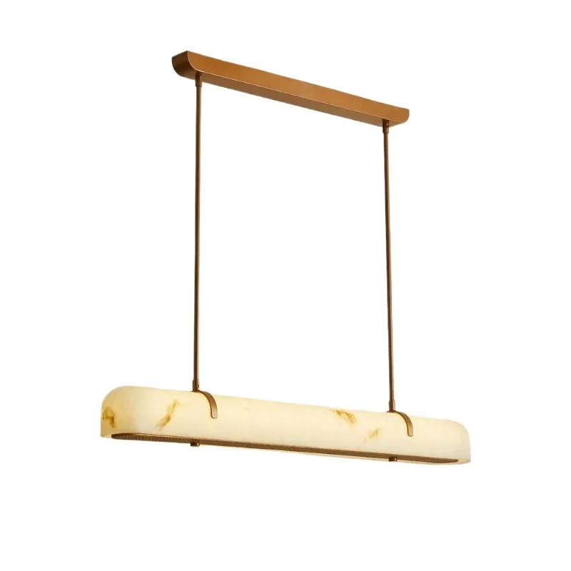 

Французская средневековая люстра для ресторана, мраморная, с подсветкой, для барной стойки, украшение для чайной комнаты