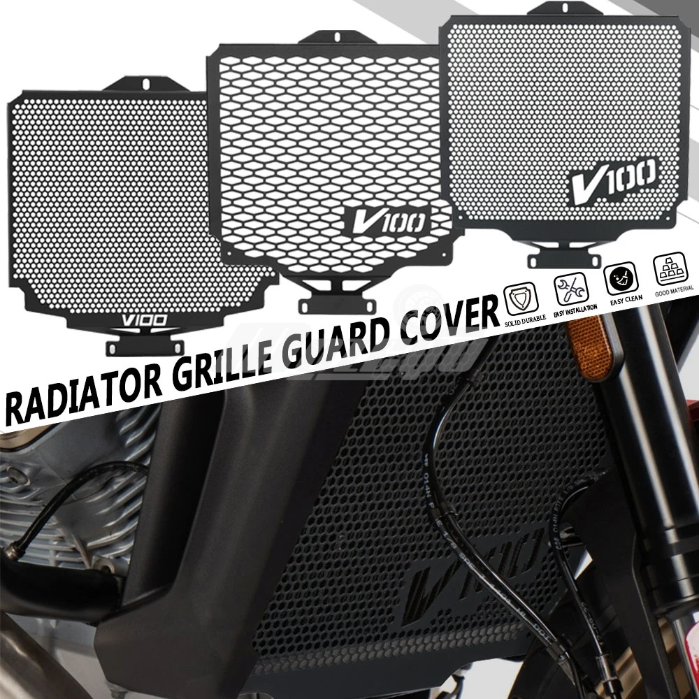 Motorcycle Accessories CNC Radiator Grille Guard Cover Protection 2024 2025 2026 FOR MOTO GUZZI Stelvio Stelvio1000 V100 Stelvio
