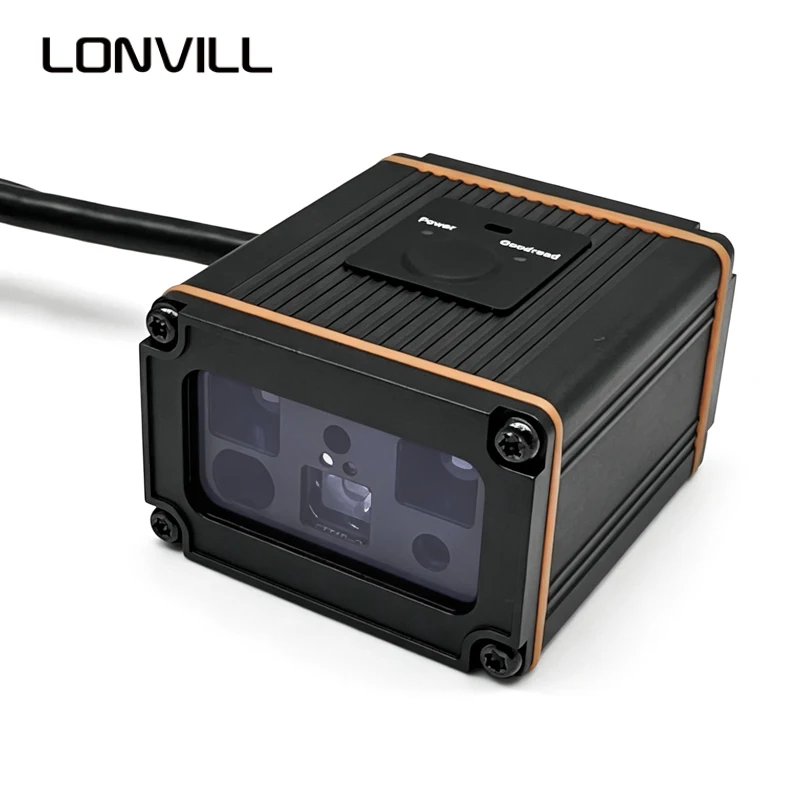 LONVILL CMOS Sensors 9-meter ultra Long Distance Code Reading Dual Camera Two-dimensional Fixed Barcode Scanner