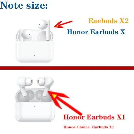 Cartoon For honor Earbuds X1 / X2 / 2SE 2lite case Anti loss ring hearphone Box Silicone Protect Charging box