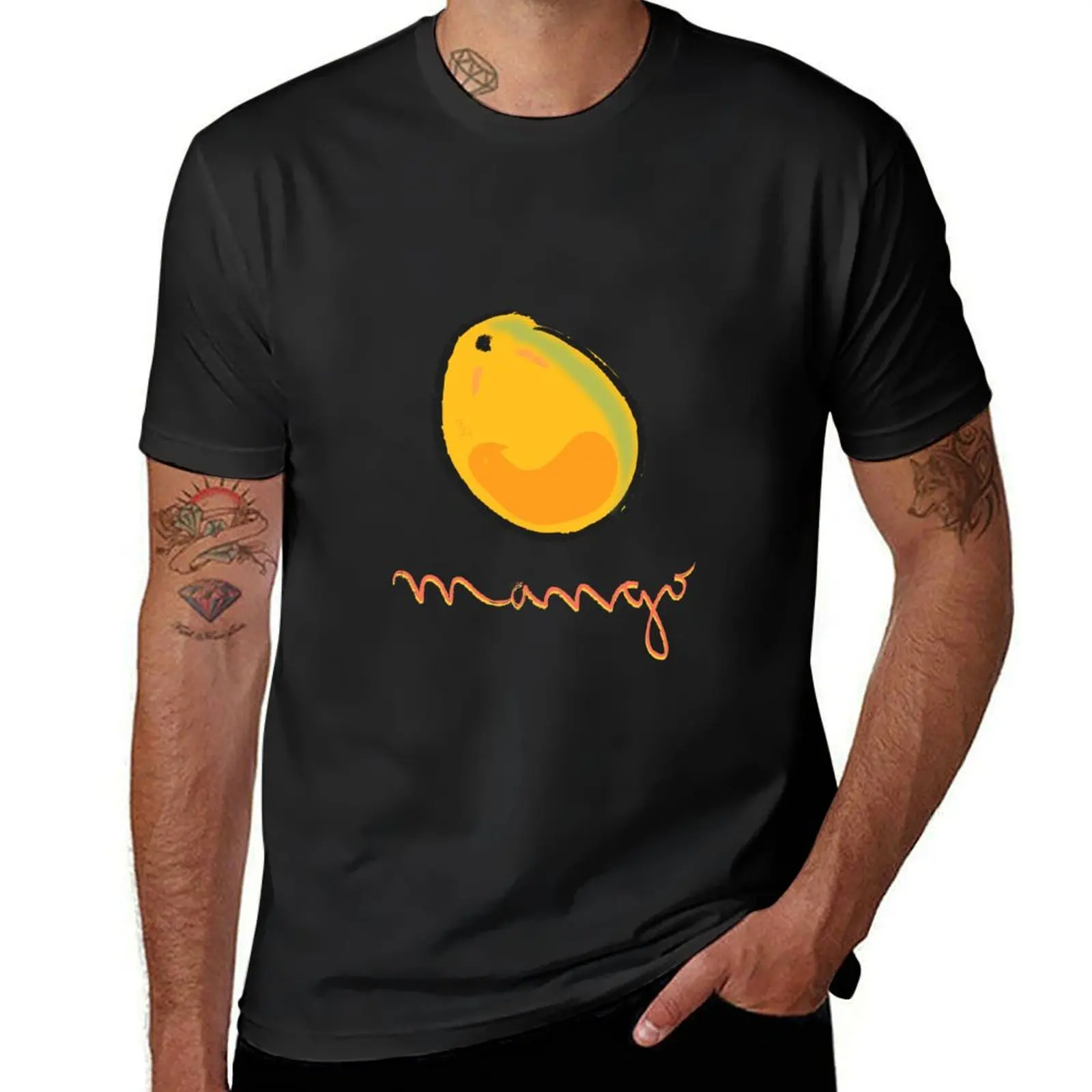 Mango, summer fruit T-Shirt new edition customizeds mens t shirt