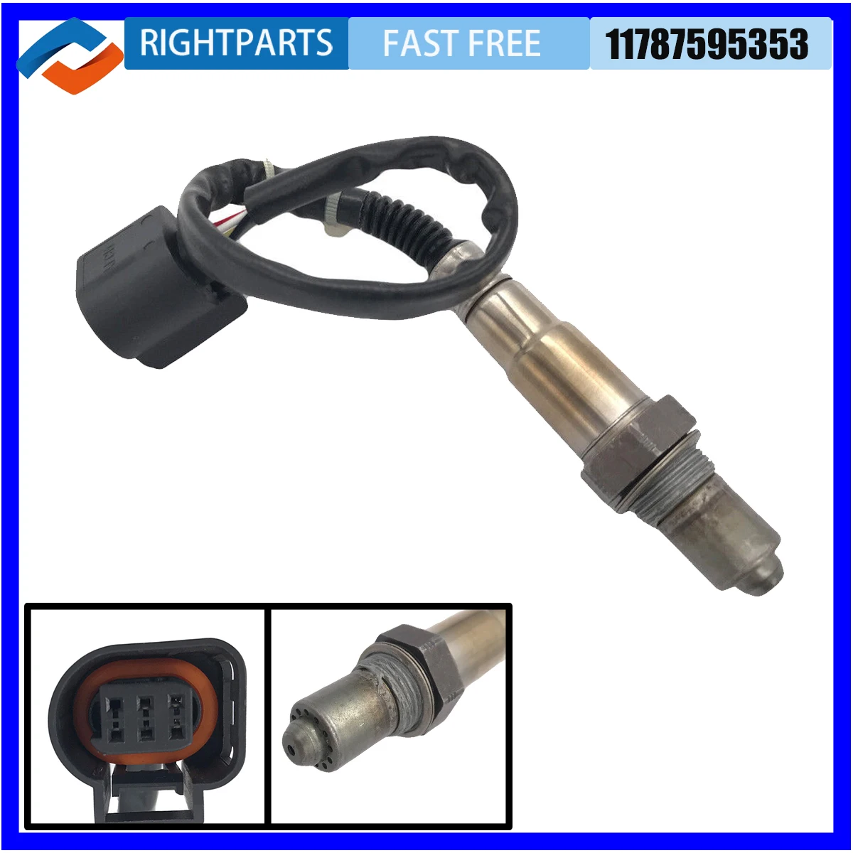 

RIGHTPARTS 11787595353 Lambda Oxygen Sensor For BMW 1 3 7 Mini Cooper R56 R55 R60 R57 R61 For BMW Mini Cooper Sensor 0258027005