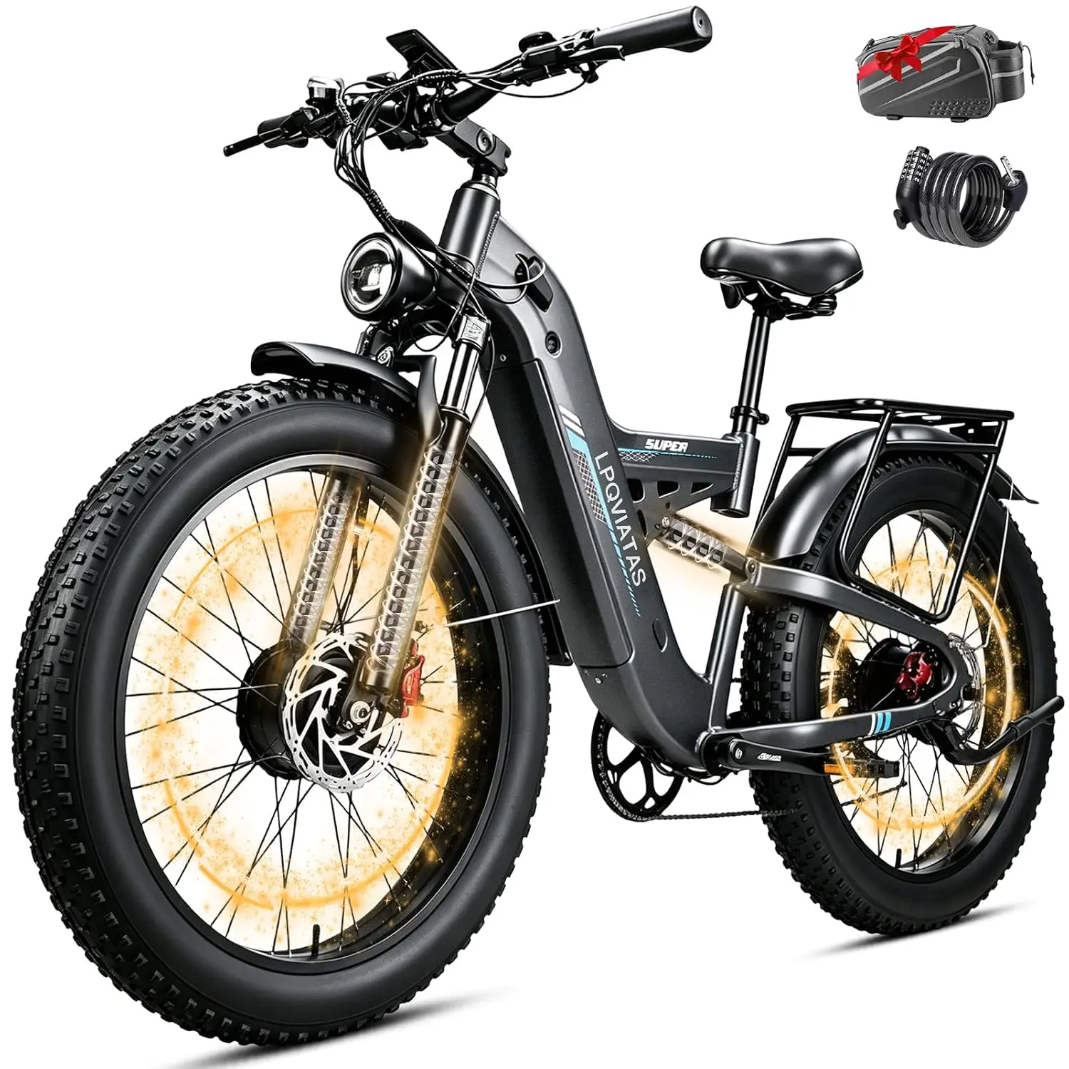 8000W Peak Dual Motor Electric Bike 26