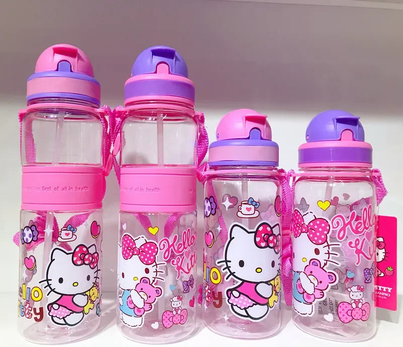 

Sanrio Hello Kitty New Summer Water Cup Cartoon New Kettle Water Cup Creative Carry Student Water Bottle