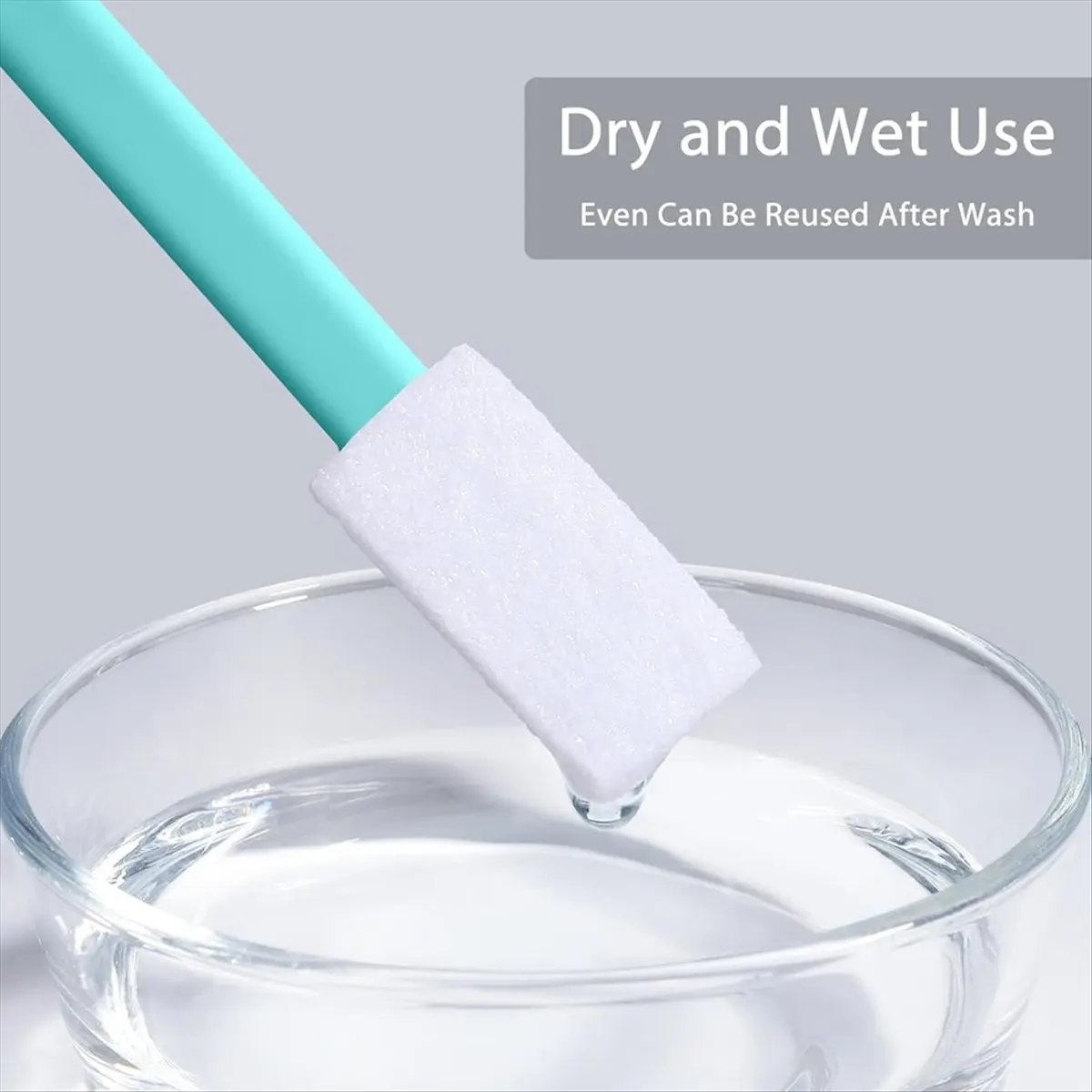 A56K 60pcs Crevice Cleaning Brush Tool, Disposable Toilet Brush for Toilet Seat Gaps, Crack and Crevice Cleaner Tools
