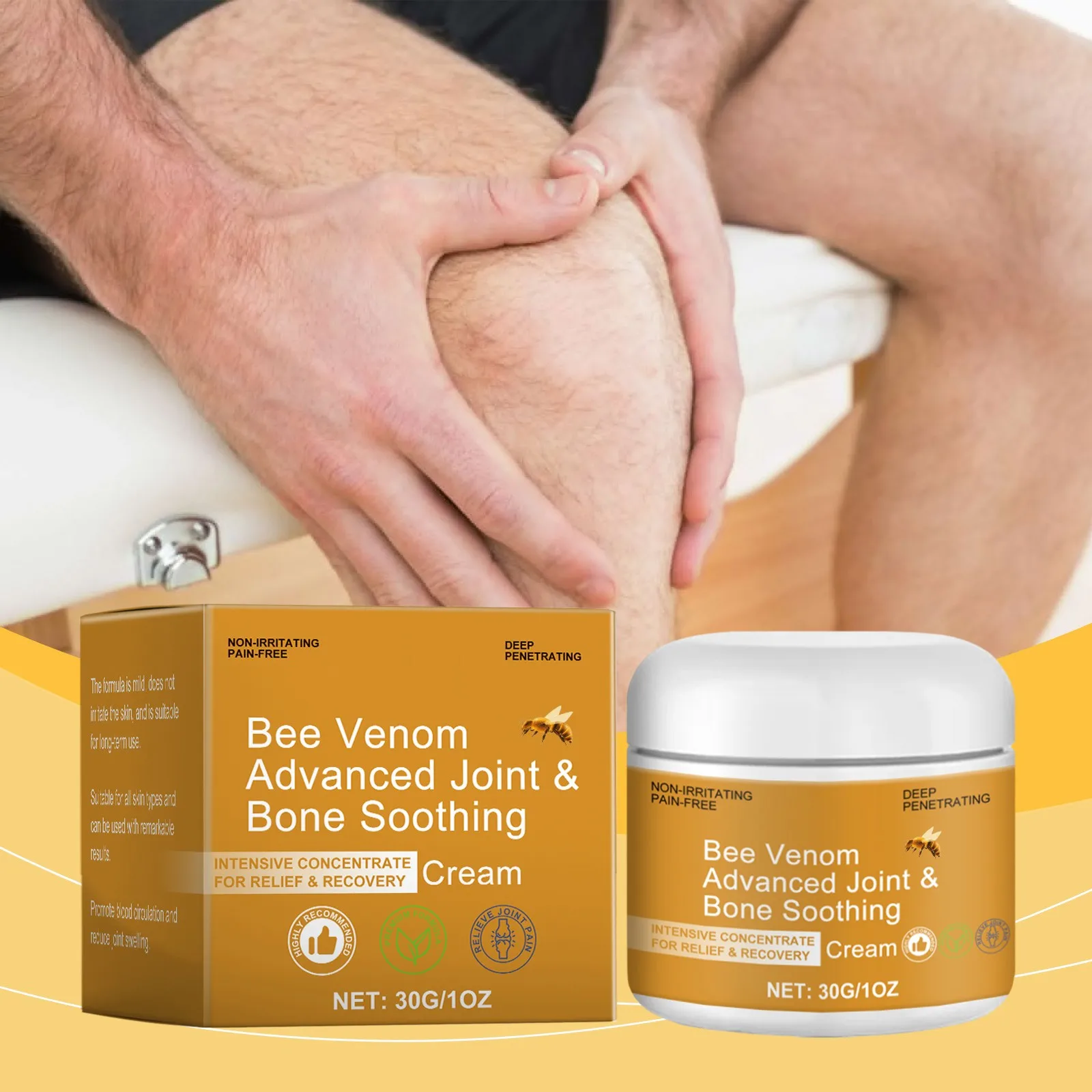 Joint Care Cream Gentle Care Massage Repairbody Joint Skin Apply Care Cream