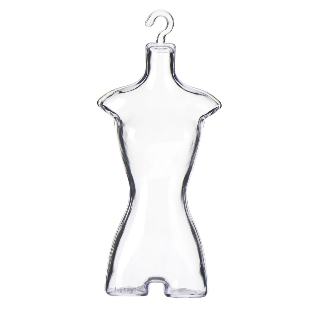 Transparent Mannequin Hollow Model hanger Stand Rack Holder for Dolls Girls Fantasy Doll Display Holder Dress Clothes Gown