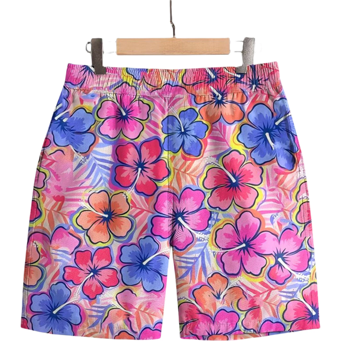 

Fashionable Men's Shorts 3d Gorgeous Floral Pattern Beach Shorts Quick-Drying Outdoor Leisure Sports Shorts Men's Hawaiian