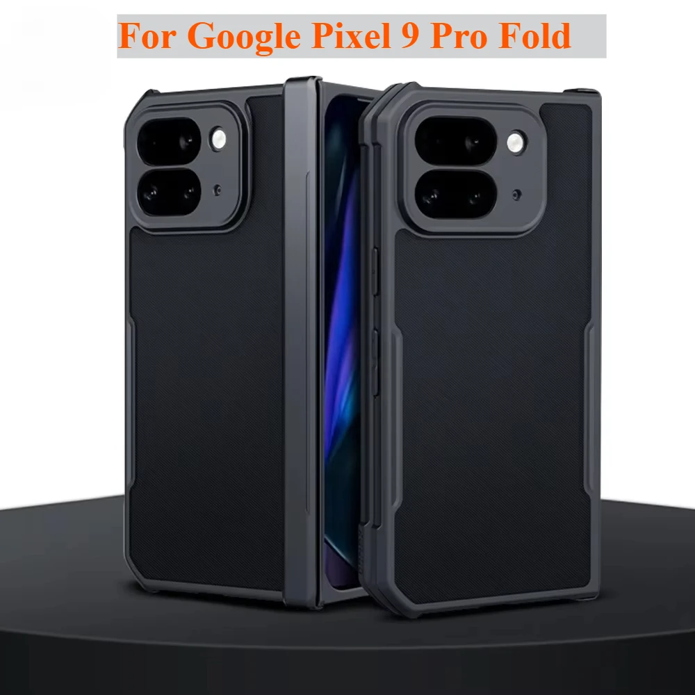 

Cases For Google Pixel 9Pro Fold Phone Case Fold2 Fold Screen All-inclusive Anti-drop Pixel 9Pro Laser pattern Protective Covers