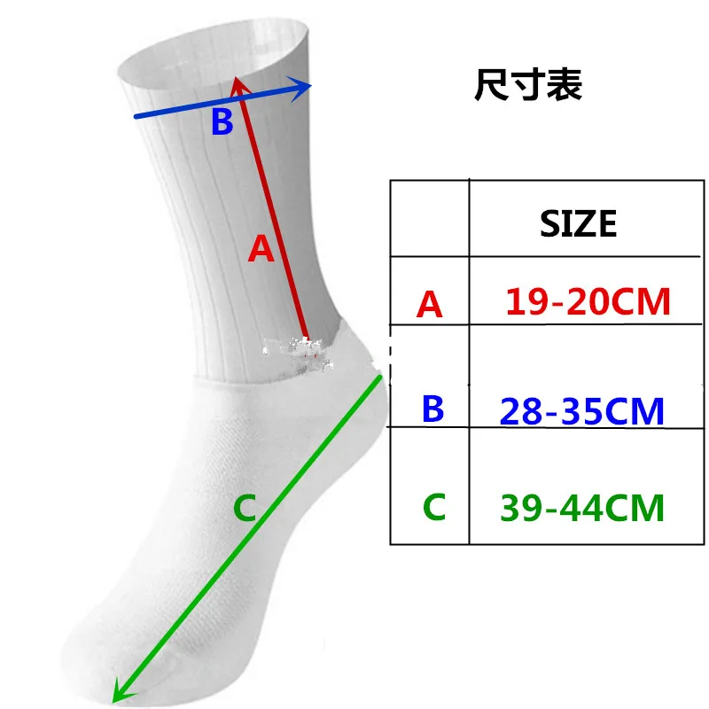 Silicone 2024 Slip nouveau Anti été Aero chaussettes Whiteline cyclisme chaussettes hommes vélo Sport course vélo chaussettes Calcetines