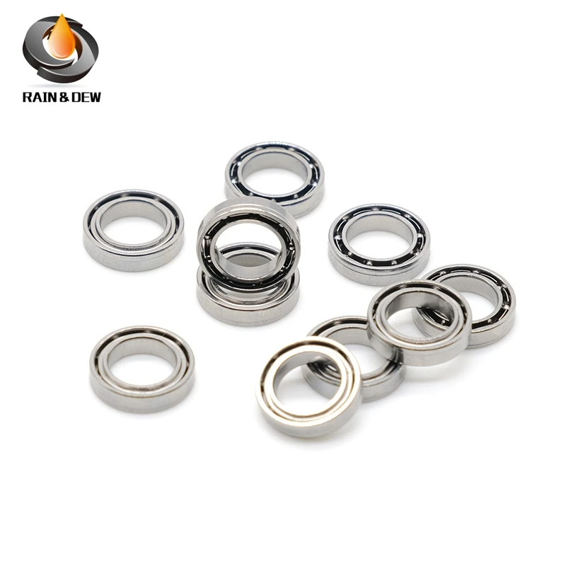 10Pcs SMR117 Open Lager 7X11X2.5 Rvs Kogellager MR117