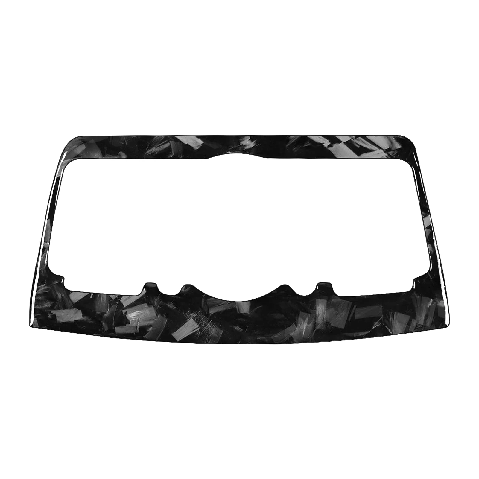 For Infiniti G37 2008-2013 G35 G25 Q60 Accessories Forged Carbon Fiber Car Interior Control Multimedia Panel Trim Sticker