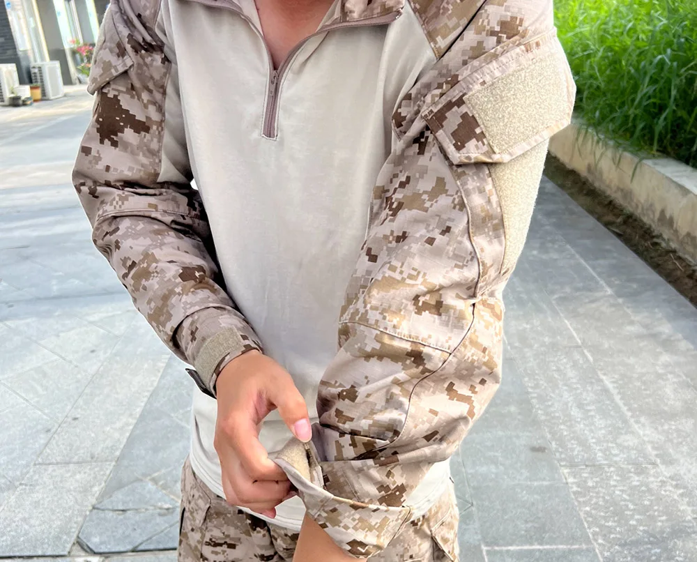 الرياضة في الهواء الطلق AOR1 GEN2 قميص التدريب التكتيكية الصيد القتالية الضفدع دعوى أعلى كم طويل