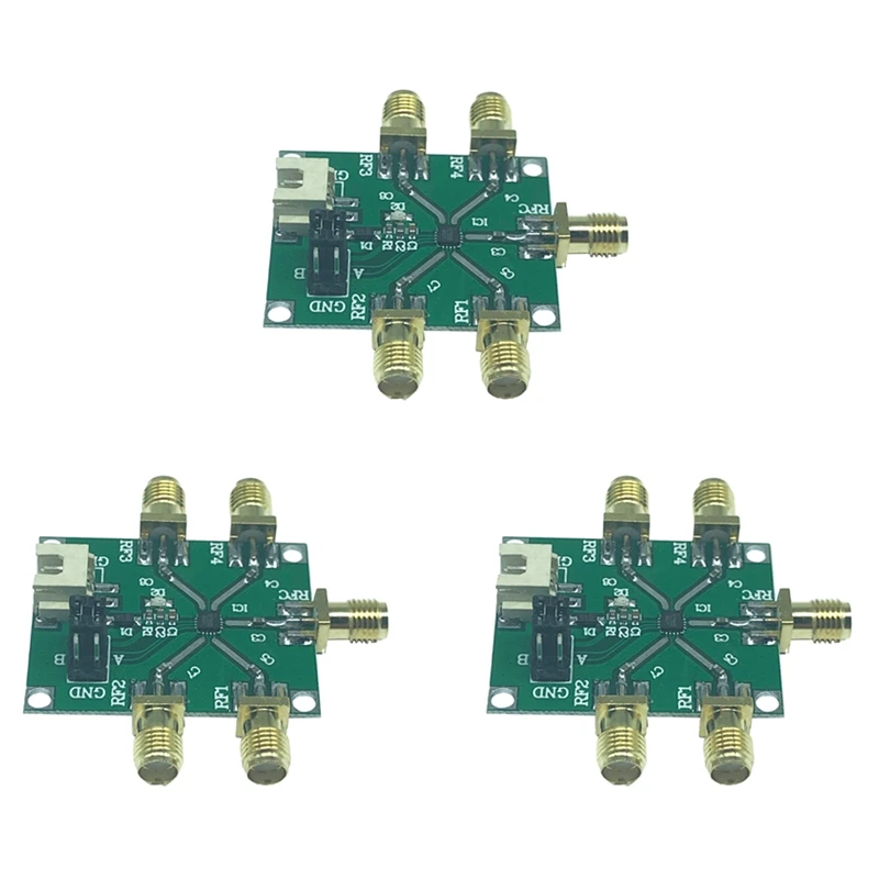 

3X HMC7992 0,1-6 ГГц радиочастотный модуль переключателя, однополюсный, четырехдисковый, неотражающий