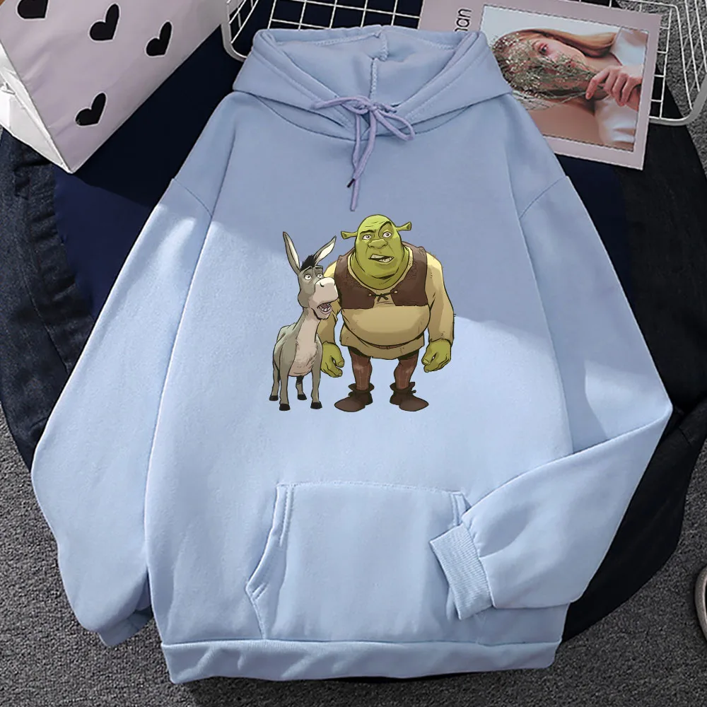 Shrekk Is Love Shrekk1 Is Life Bluzy Męskie Jesień Zima Kreskówka Bluza Długi Rękaw Męska Miękka Odzież Męska Bluza Z Kapturem