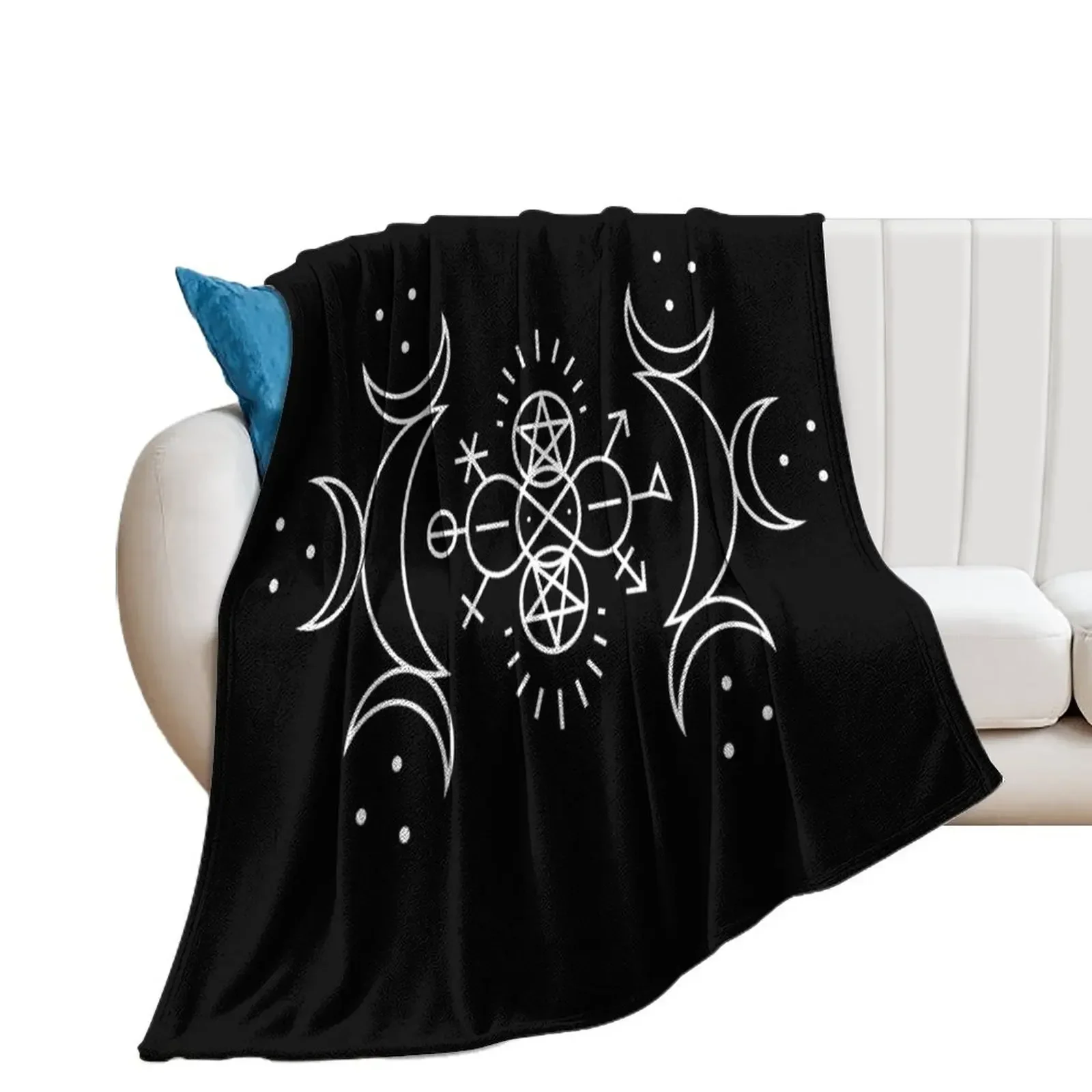 Gender Diversity Sigil Throw Blanket Soft Plush Plaid Furry Multi-Purpose Kid'S Blankets