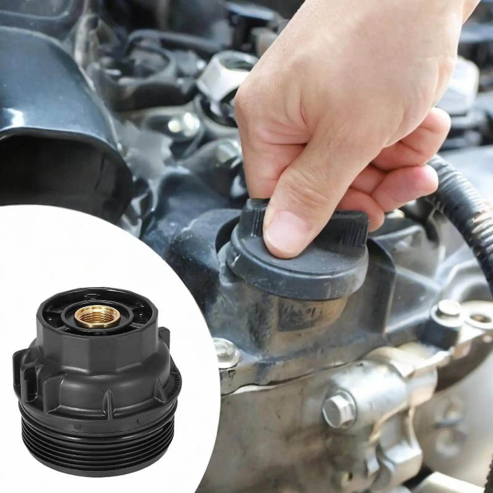 

Oil Filter Housing Holder Cap Replacement Vehicles Repair Spare Assembly 15620-36010 1562036010 for Toyota for camry 2009-2016
