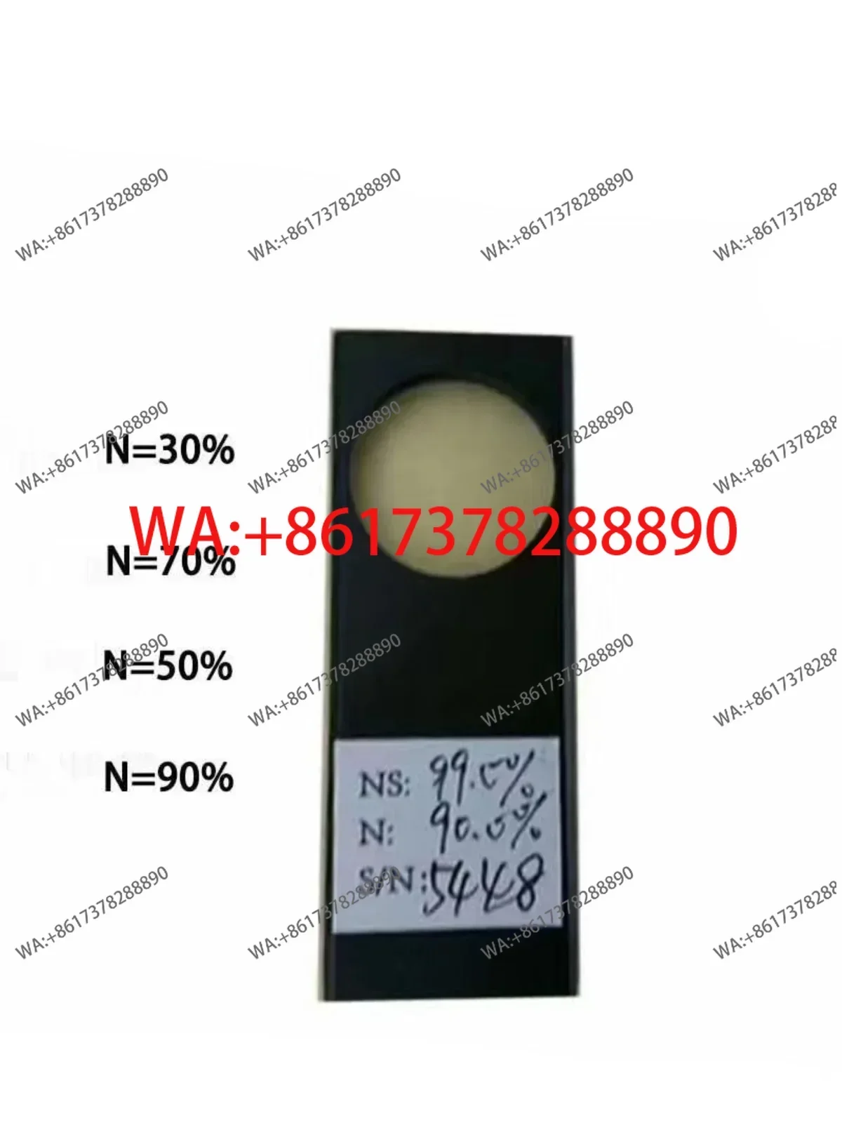Fuli Nanhua Mingquan Opacity Smoke Meter Filter Transparent Film Lens