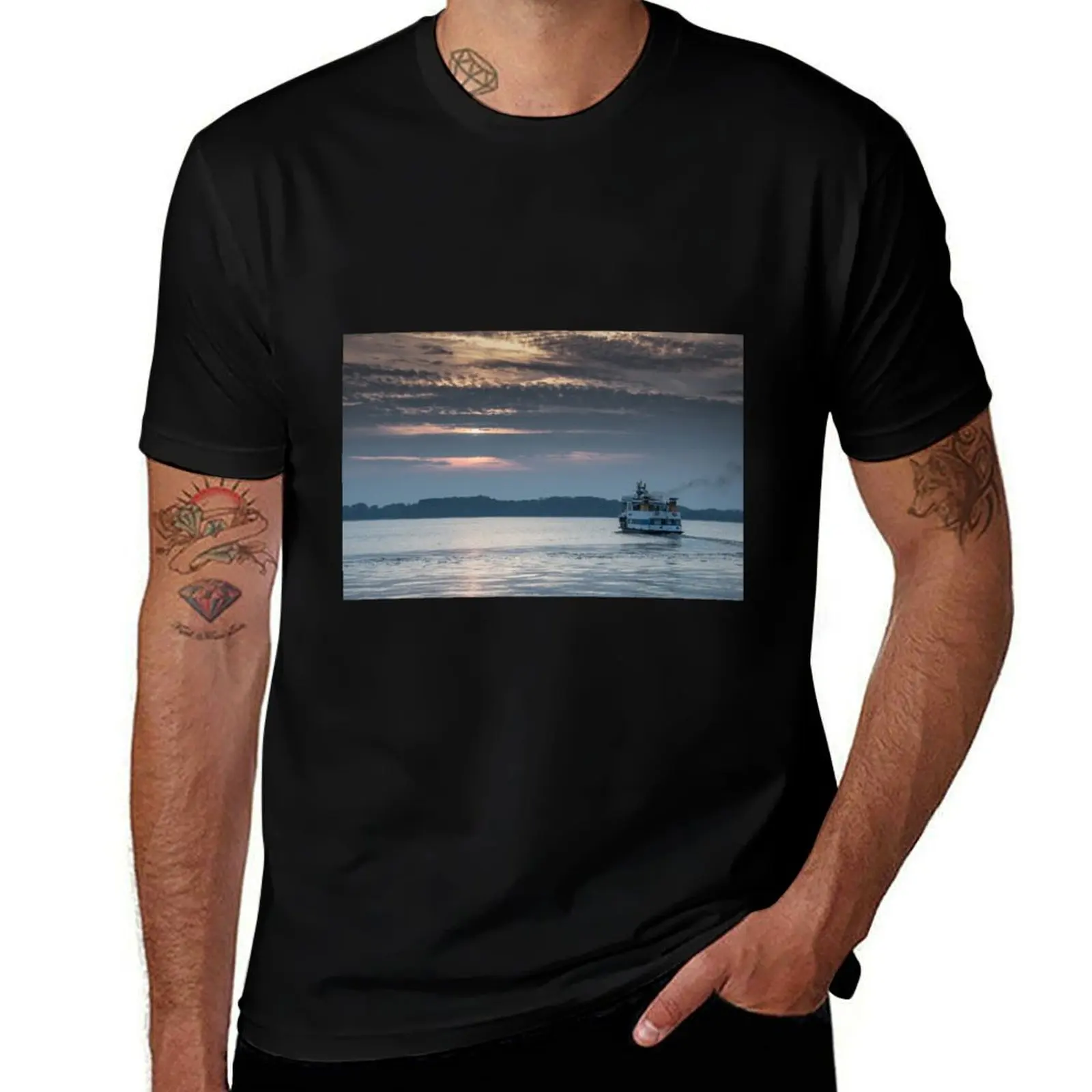 

T-Shirt man summer t man t shirt steamer Delivery shirt on man the designer Kiel Fjord t shirts for T-Shirt