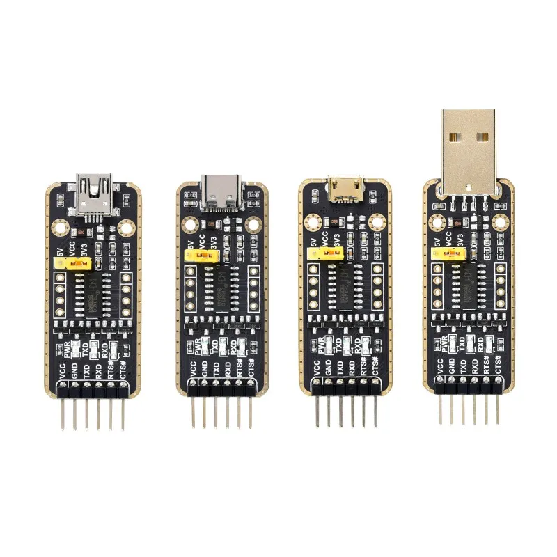 Usb Naar Uart Module, Micro / Mini / Type-A / Type-C Connectoren, Hoge Baud Snelheid Transmissie