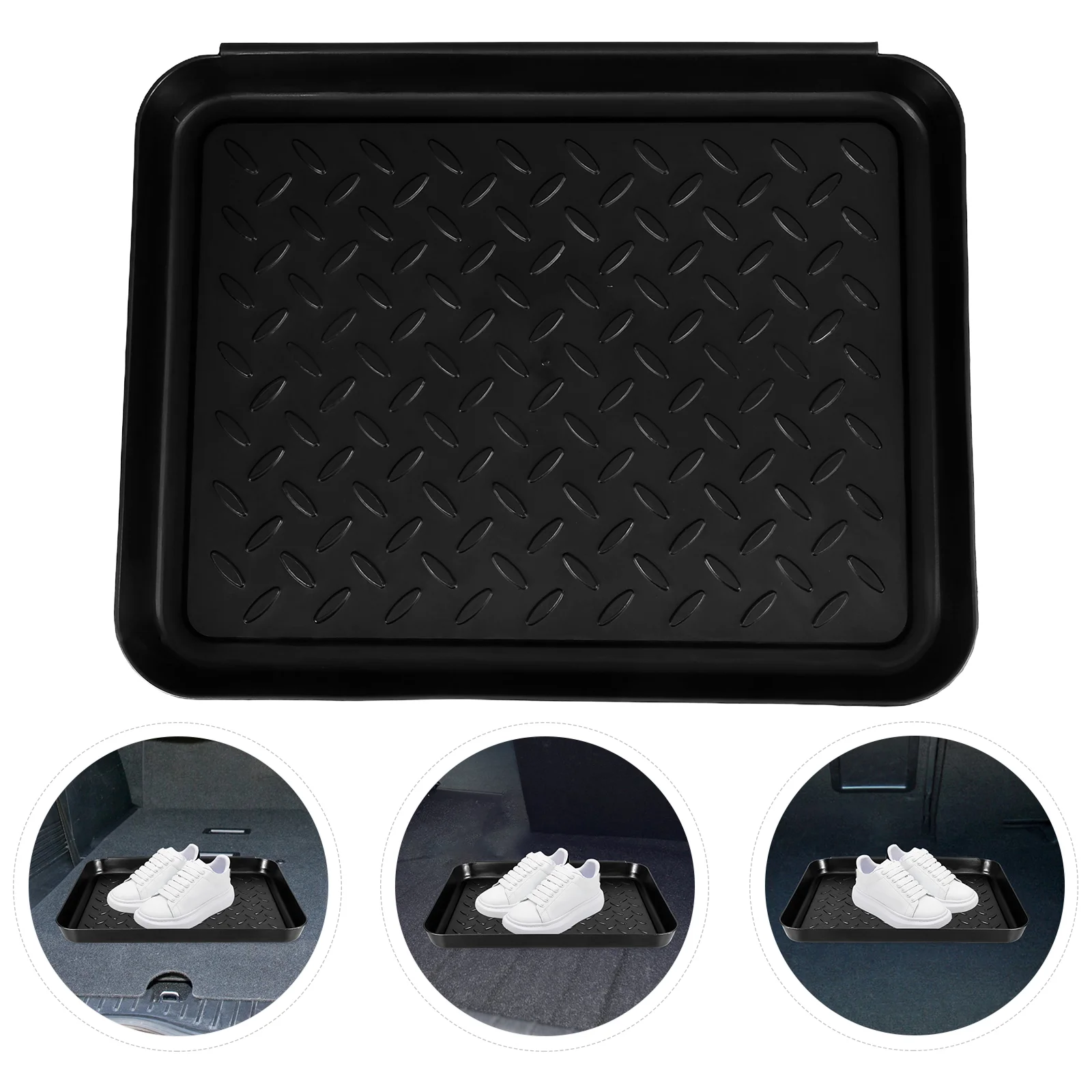 

3pcs Shoe Tray Small Boot Trays for Entryway Snow Boots Wet Shoes Plants Pet Feeding Versatile Storage Car Trunks for Entryway