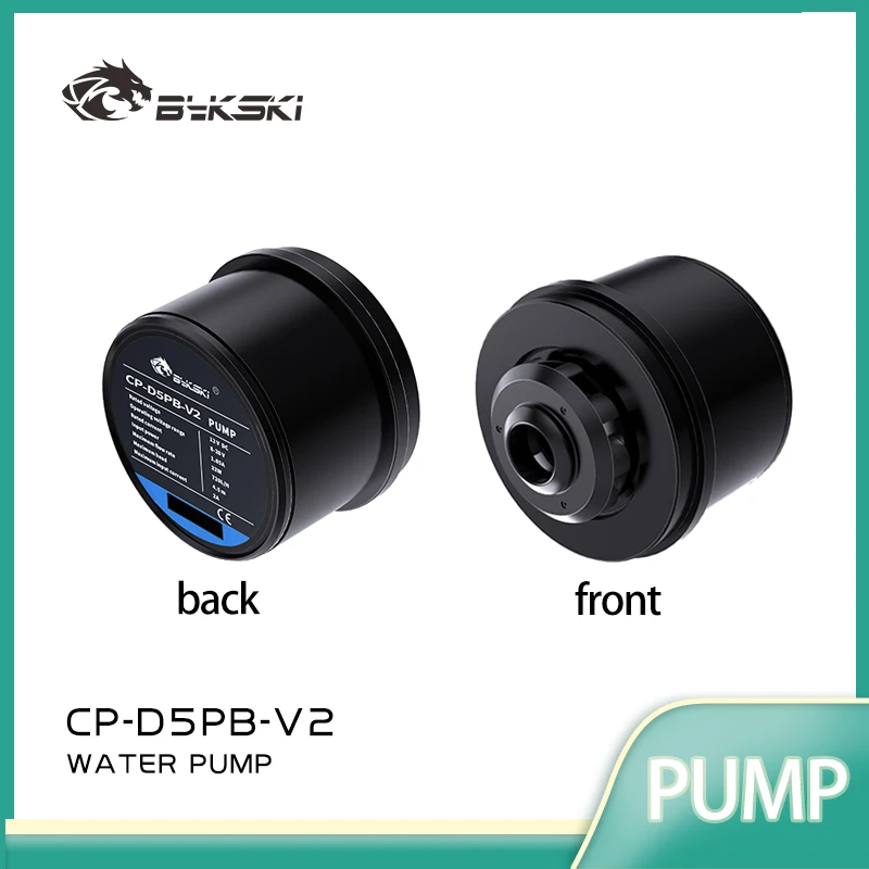 Bykski 18W D5 Pump PWM Automatic Speed Maximum Flow Lift 4.5 Meters 720L/H TACH Rotational Feedback Ceramic Axis CP-D5PB-V2