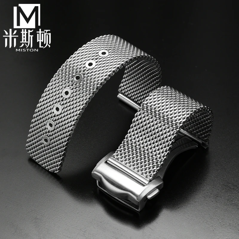 For Omega DIVER 300M Steel Watch Band 20mm SEAMASTER Metal Strap 300m Dividing Watch 007 Steel Chain Stainless Steel Bracelet