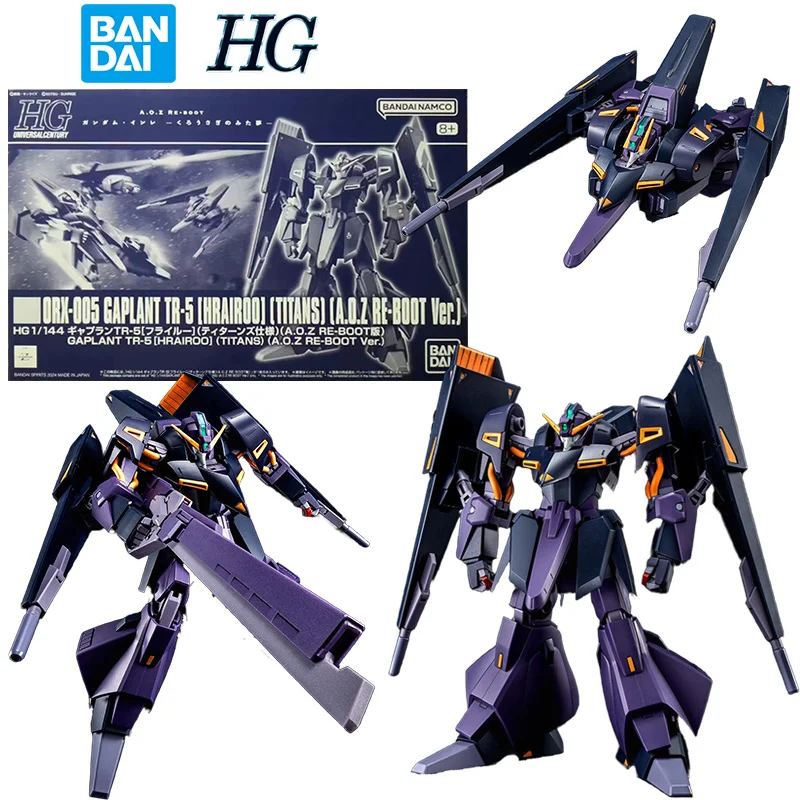 

Bandai PB HG 1/144 Gaplant Tr-5 Hrairoo Titans A.o.z Re-Boot Ver. 14Cm Anime Original Action Figure Gundam Model Toy Gift