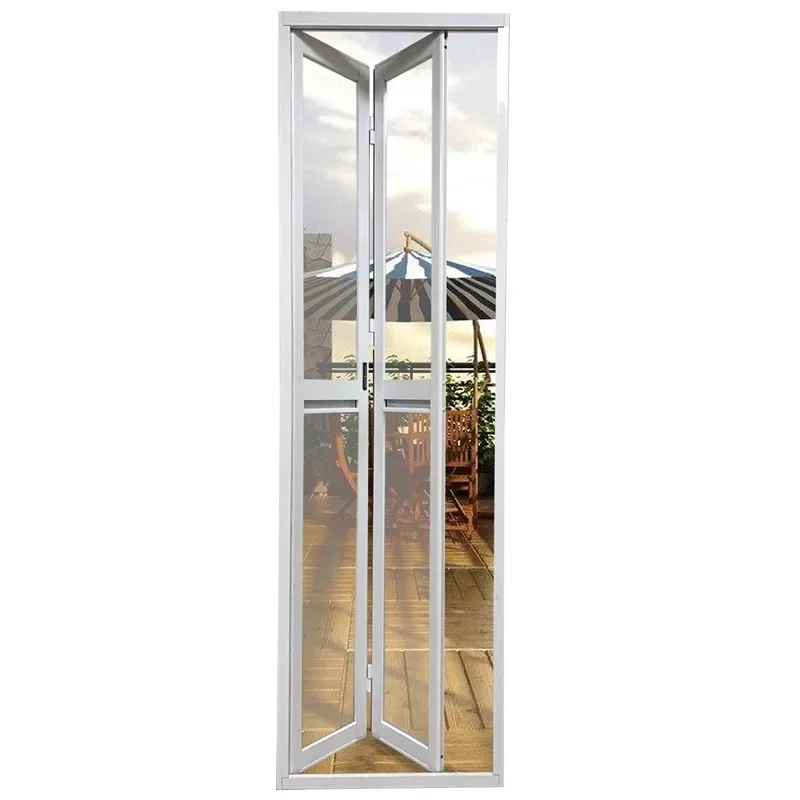 

Small folding door bathroom