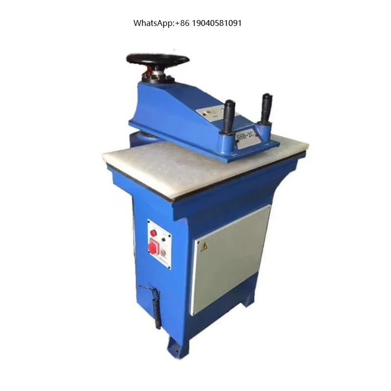 High Performance Leather Fabric Garment Shoe Manufacturing Applications Precision Swing Arm Hydraulic Cutting Equipment