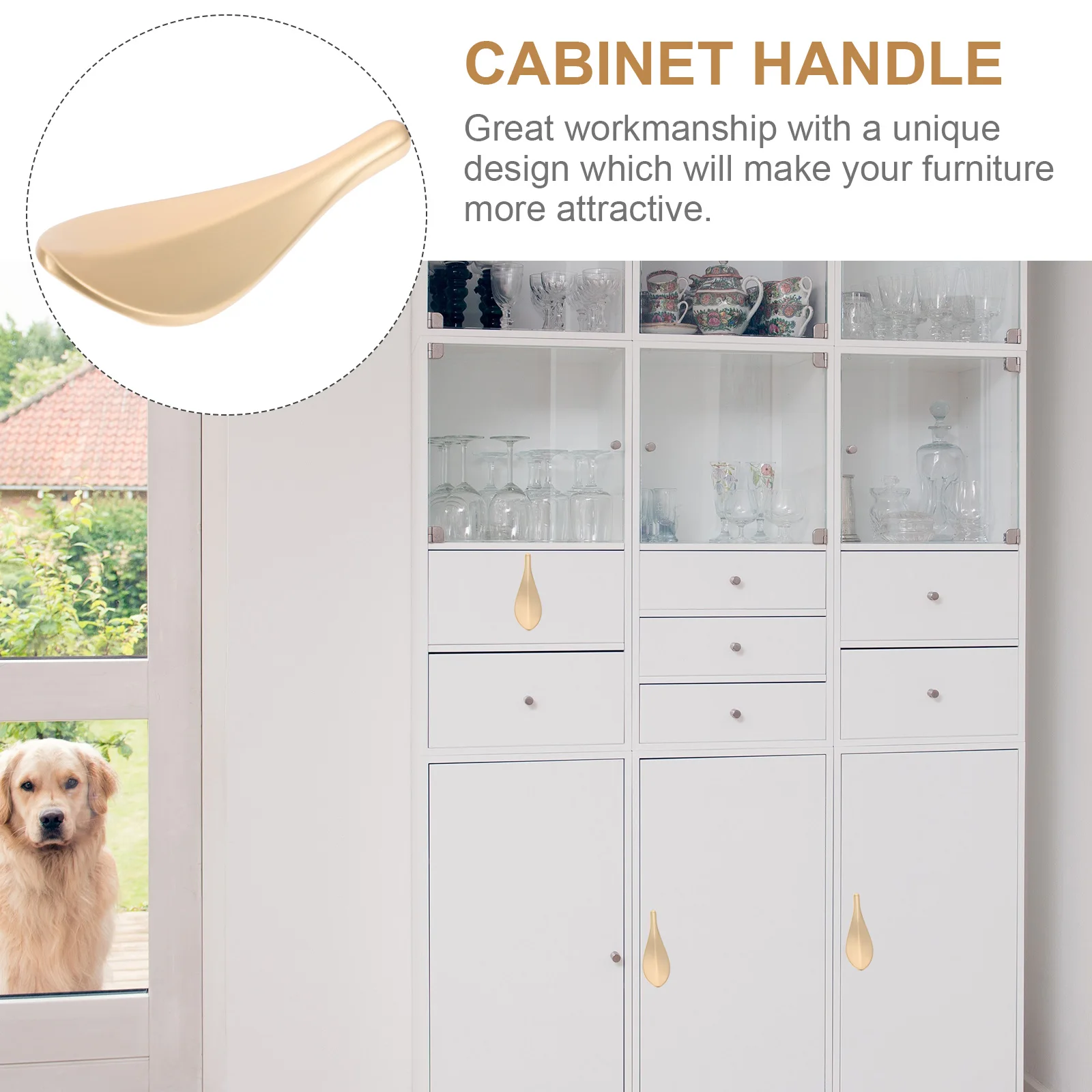 

2pcs Leaf Shaped Drawer Handle Durable Zinc Alloy Cabinet Pull Handles For Furniture Door Cupboard Office Home Decor
