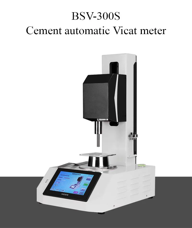 BSV-300S Automatic Vicat Apparatus Digital Cement Setting Time Tester with LVDT Sensor - No Replacement