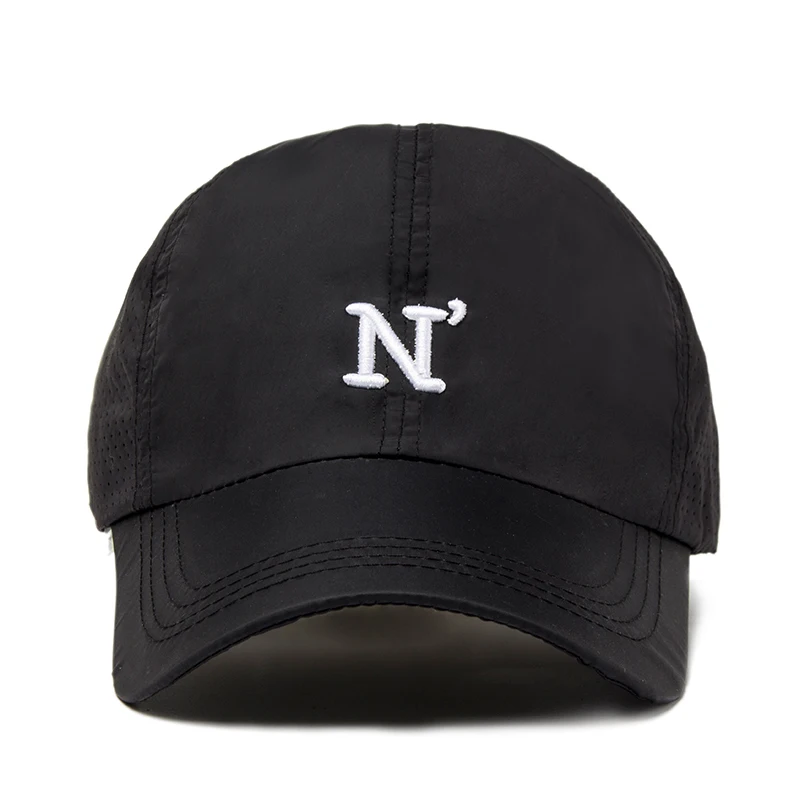 CNTANG New Quick Drying Baseball Cap Summer Men's Mesh Letter Embroidery Caps Outdoor Breathable Sport Sunhat Adjustable Unisex