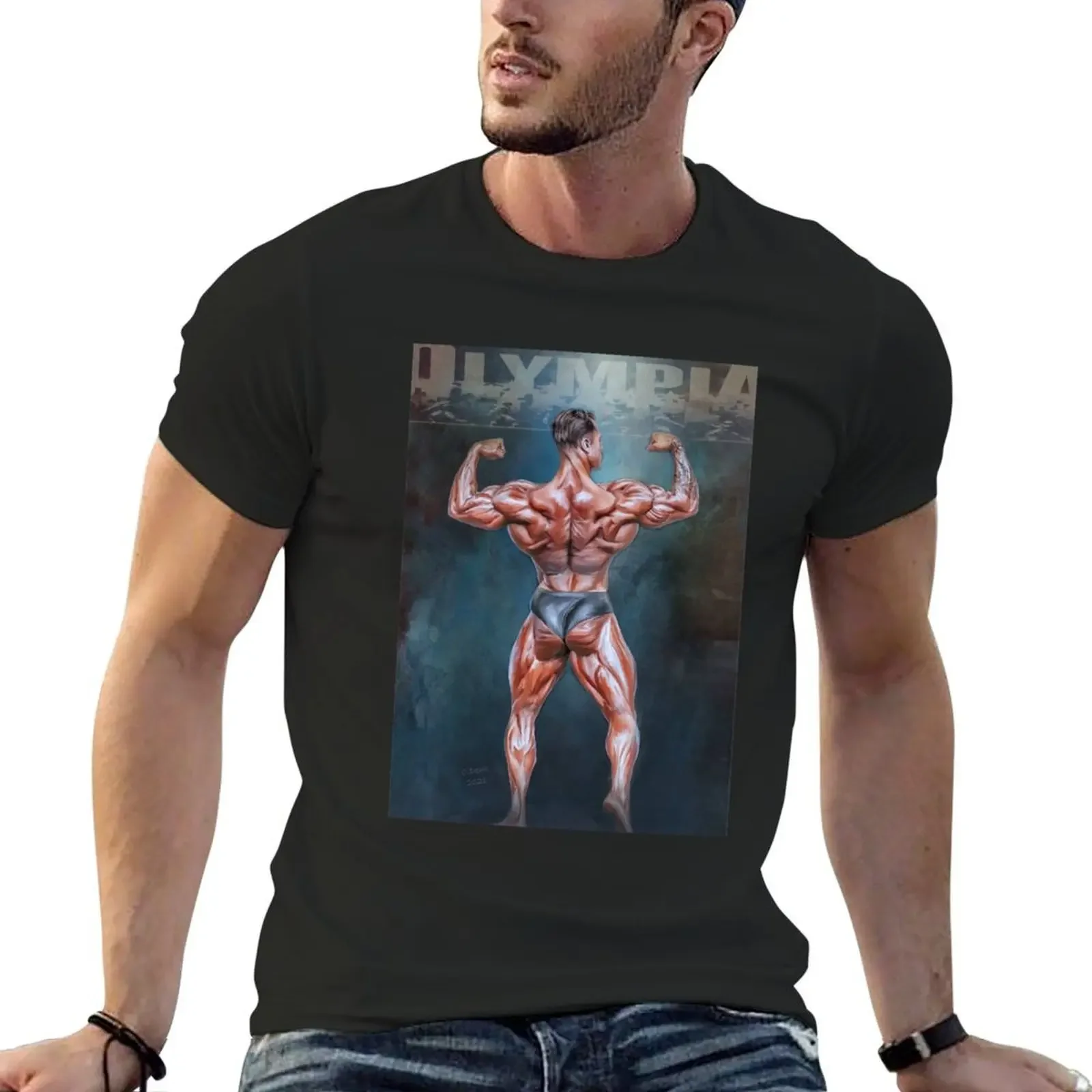 Chris Bumstead Mr Olympia Physique T-Shirt custom t shirt man t shirt sweat heavyweight t shirts for men