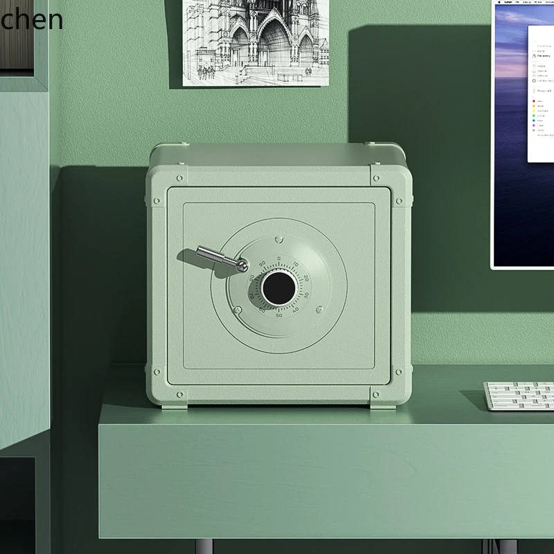 HT Retro Mechanical Safe Home Small Anti-Theft Safe Embedded Storage Box Ready to ship and purchase with peace of mind