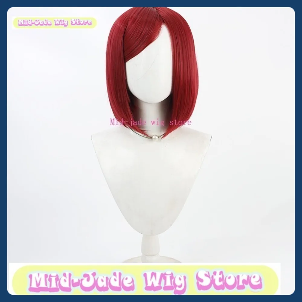 Mid-jade Wig Store Fire Force Lisa Cosplay Wig Anime Game Role Playing Synthetic Hair Halloween Party