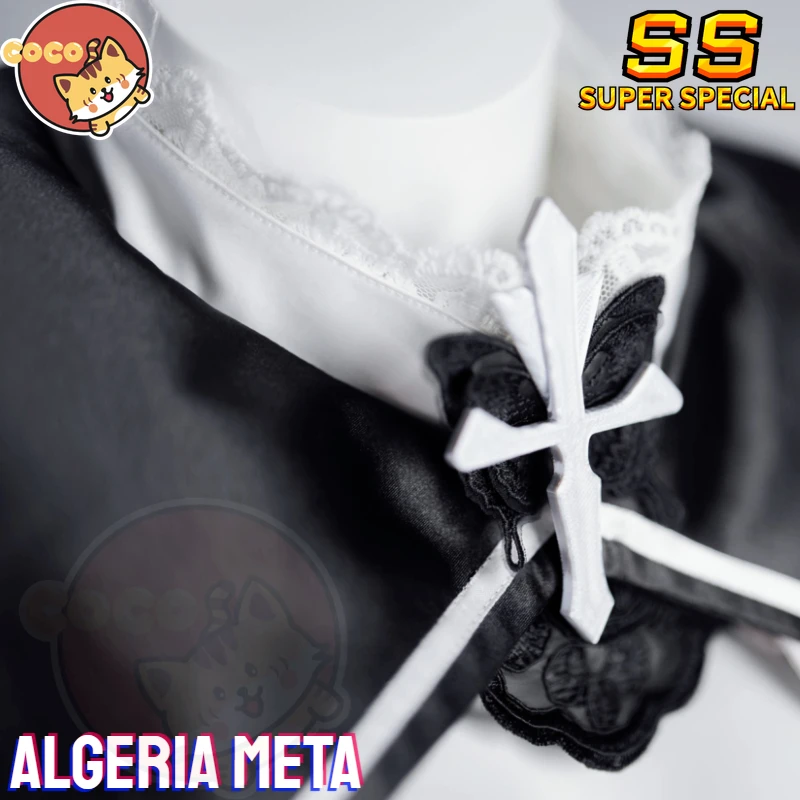Azur Lane Algeria Cosplay Costume, Robe Sexy et Perruque Cosplay, Jeu, Halloween, SS