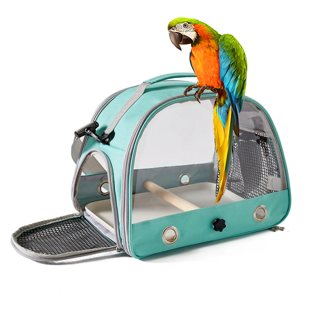 

Portable small pet bag for birds, suitable for cockatiels, hamsters,etc. Foldable bird cage, parrot bag for small pets to go out