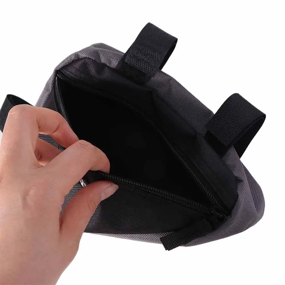 Polyester Bicycle Triangle Bag Ultra-light Large Capacity Bike Beam Hanging Bag Portable Durable