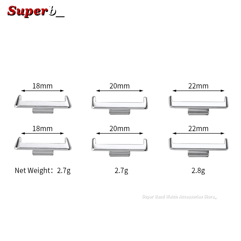Metal Adapter for Huawei Watch Fit4/4Pro Strap Connector Stainless Steel 18mm20mm 22mm Band Width for Huawei Fit5/5pro Accessory