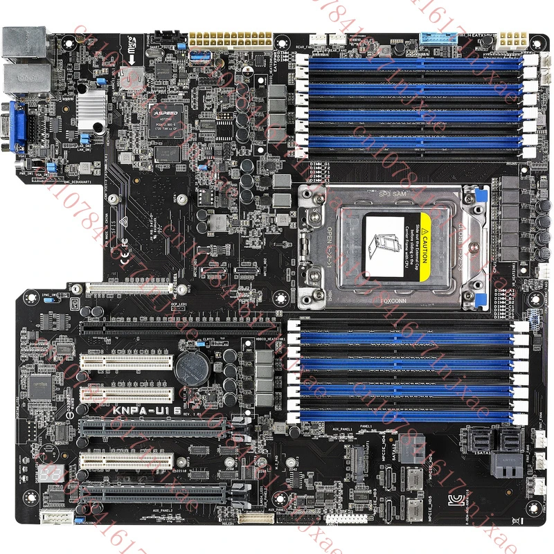 FOR ASUS KNPA-U16 Server Motherboard Supports HDMI E-ATX enhanced 16 Slots 2TB.