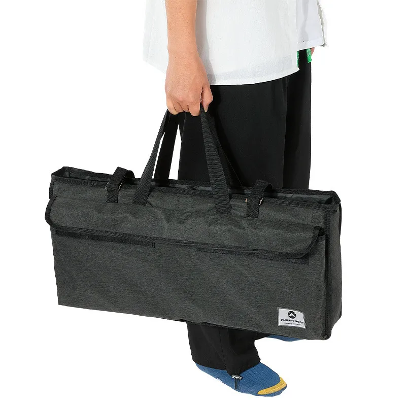 Campingmoon B-229-H حقيبة التخزين في الهواء الطلق أكسفورد القماش المحمولة الميدان رف طاولة قابلة للطي حقيبة التخزين