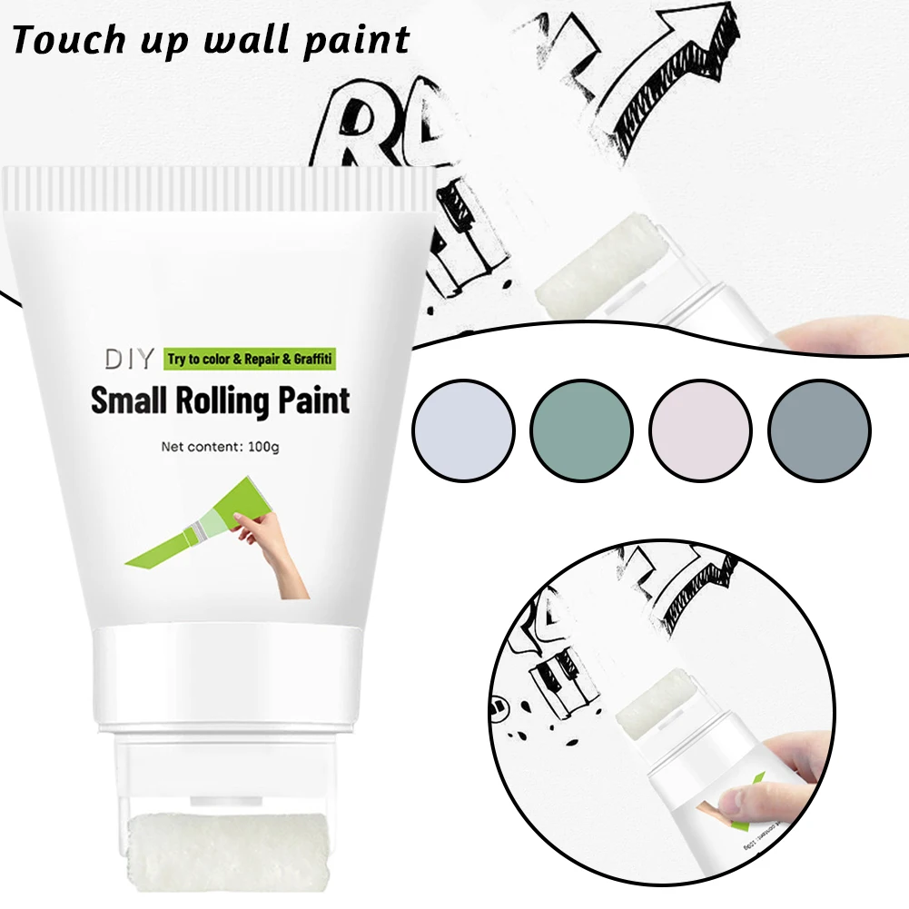 Small Wall Repair Rolling Brush Quick Dry Wall Coverage Paint Wall Repair Supplies Pintura Para Paredes De Casa 퍼티 Paint Latex